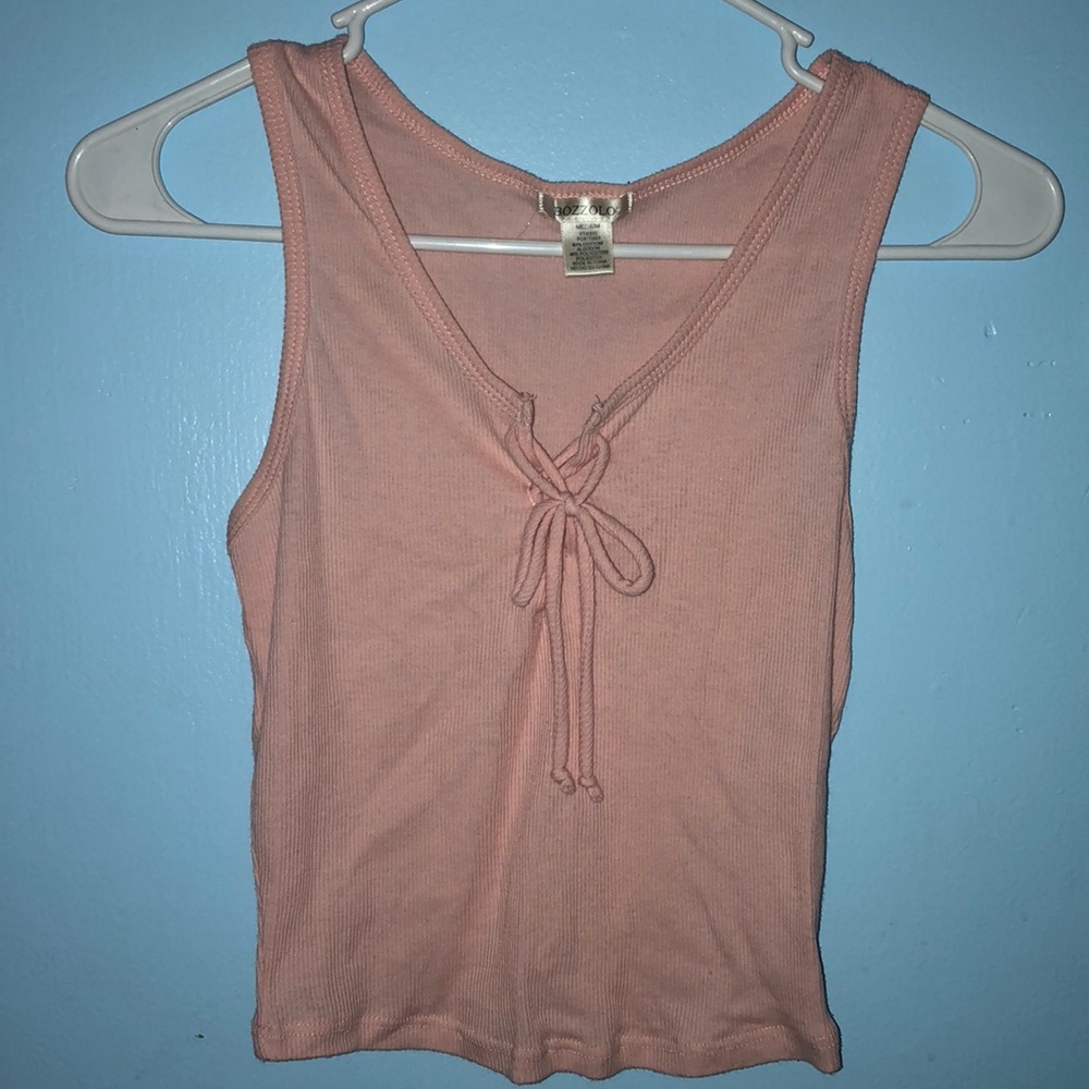 Pink crop top